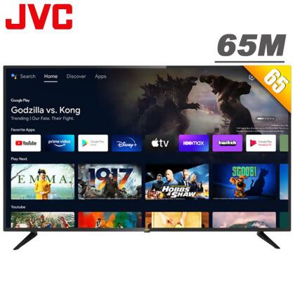 【送基本安裝】JVC 65吋4K HDR Android TV連網液晶顯示器(65M) 