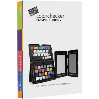 美國Calibrite攝錄影校色卡+白平衡卡+18%灰卡ColorChecker Passport Photo 2 