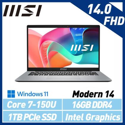 MSI 微星 Modern 14 F1MG-003TW 14吋 商務筆電 