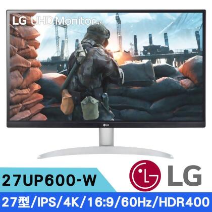 LG樂金 27UP600-W 27型 4K IPS高畫質編輯顯示器 