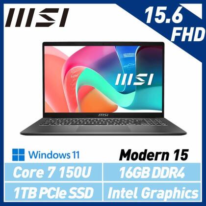 MSI 微星 Modern 15 F1MG-001TW 15.6吋 商務筆電 