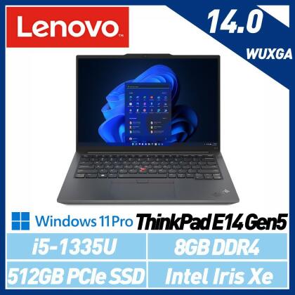 【13代新機】Lenovo 聯想 ThinkPad E14 Gen5 i5 14吋 輕薄商務筆電 