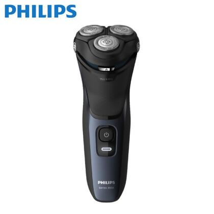 【PHILIPS飛利浦】乾濕兩用 三刀頭電鬍刀 S3134 風暴藍 【福利品】 
