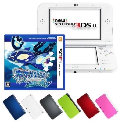 3ds 任天堂new 3ds Ll 日規主機 神奇寶貝 精靈寶可夢始源藍寶石 贈 硬殼包 傳輸充電線 螢幕保護貼 From Friday購物at Shop Com Tw