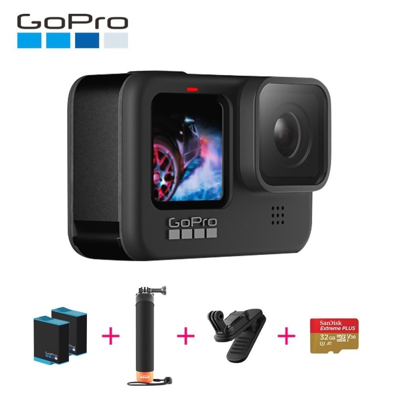 Gopro Hero9 Black Vlog自拍假日組 H9 Black 漂浮手把 磁吸旋轉夾 電池 32g From Friday購物at Shop Com Tw