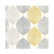 Arthouse Scandi Leaf Wallpaper Arthouse Scandi Leaf Wallpaper