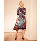 Patchwork Print Dress Patchwork Print Dress