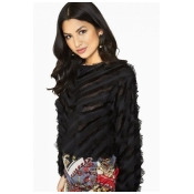 Sade Eyelash Fringe Top Sade Eyelash Fringe Top