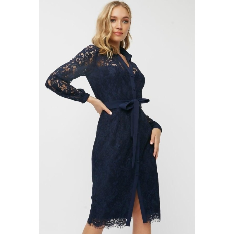 paper dolls lace shirt dress