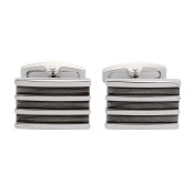 Gaventa Black Lined Money Cufflinks Gaventa Black Lined Money Cufflinks