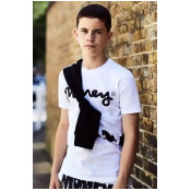 Boys Money Signature Tee - White Boys Money Signature Tee - White