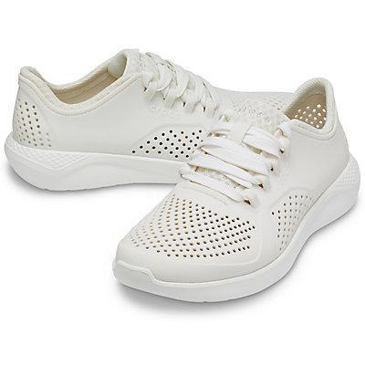 crocs literide pacer almost white