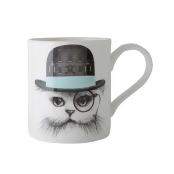 Rory Dobner Eau De Nil Cat Hat Mug Rory Dobner Eau De Nil Cat Hat Mug