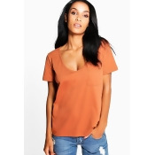 Boyfriend V Neck Pocket T-Shirt Boyfriend V Neck Pocket T-Shirt