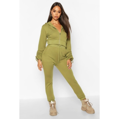 green tracksuit womens