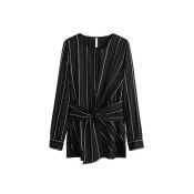 Striped bow blouse Striped bow blouse