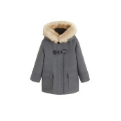 Faux fur hood duffle coat Faux fur hood duffle coat