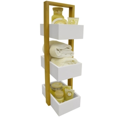Eche 3 Tier Bathroom Storage Shelf Caddy Basket White Bathroom Storage Shelf Caddy Basket