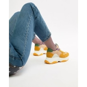 Steve Madden Zela mustard suede mix chunky trainers - Mustard mix Steve Madden Zela mustard suede mix chunky trainers - Mustard mix