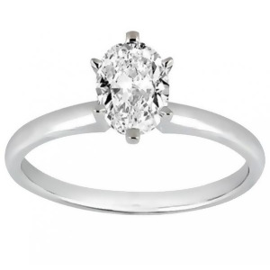 Six-prong Platinum Engagement Ring Solitaire Setting - All