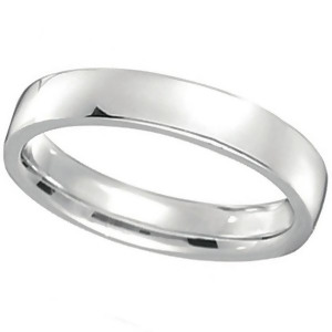 Palladium Wedding Ring Low Dome Comfort Fit 4 mm - All