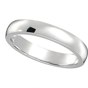 Dome Comfort Fit Wedding Ring Band 14k White Gold 2mm - All