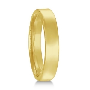 Euro Dome Comfort Fit Wedding Ring Band 18k Yellow Gold 3mm - All