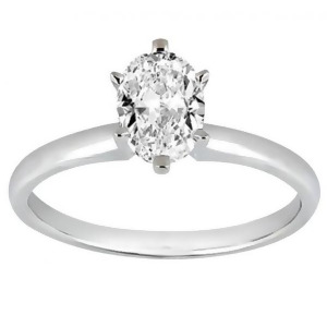 Six-prong Palladium Engagement Ring Solitaire Setting - All
