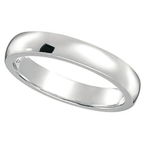 Dome Comfort Fit Wedding Ring Band Platinum 2mm - All