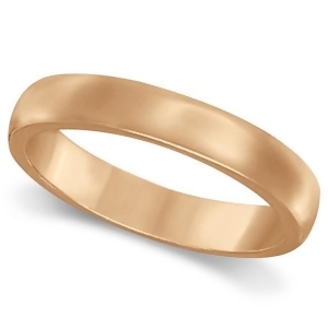 Dome Comfort Fit Wedding Ring Band 18k Rose Gold 2mm - All