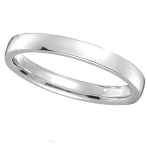 Platinum Wedding Ring Low Dome Comfort Fit 2mm - All
