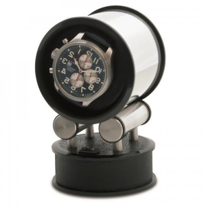 Orbita Cylandrical Single Watch Winder Voyager in Faux Leather - All