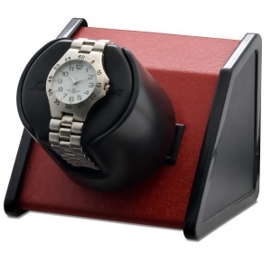 Orbita Rectangular Single Watch Winder in Red Metal - All