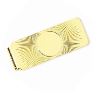 Sunshine Design Money Clip Plain Metal 14k Yellow Gold - All