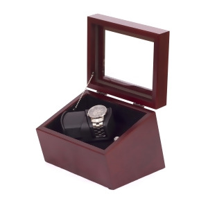 Double Mahogany Watch Winder in Solid Cherry w/ 4 Winder programs - All