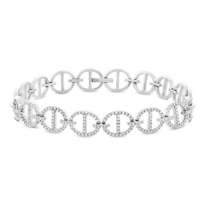 0.57Ct 14k White Gold Diamond Lady's Bracelet - All