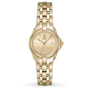 Allurez Women's Gold Dial Stainless Steel Luminous Watch - All