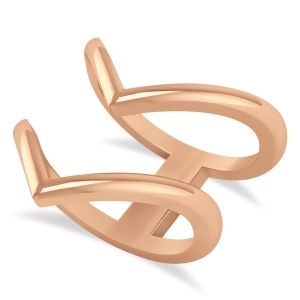 Double V Chevron Fashion Ring 14K Rose Gold - All