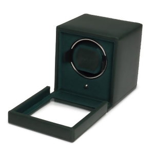 Wolf Cub Single Watch Winder w Cover in Green - All