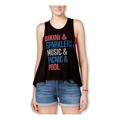 Hybrid Womens Americana Zip Racerback Tank Top