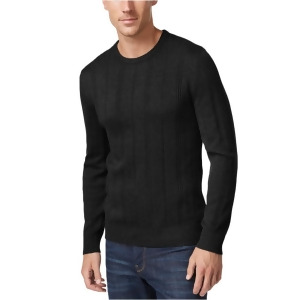 John Ashford Mens Stripe-Texture Pullover Sweater - S