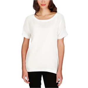 Lucky Brand Womens Velvet Contrast Embellished T-Shirt - XL