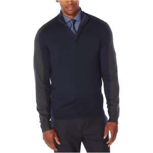 Perry Ellis Mens Colorblocked Pullover Sweater - S