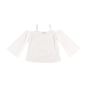 1.State Womens Cold Shoulder Knit Blouse - M