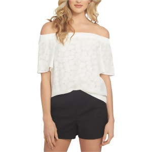 1.State Womens Flounce Knit Blouse - XL