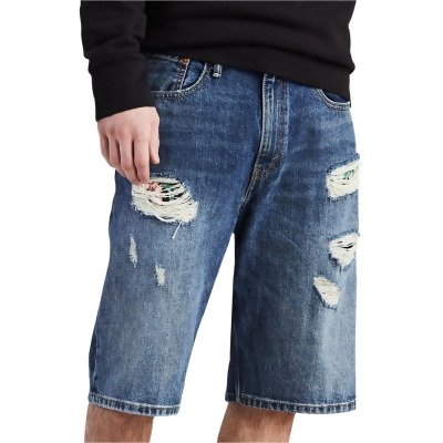 levis denim shorts mens