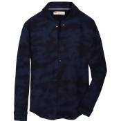 levi's men's reverve geometric fleece cardigan