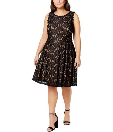 City Studio Womens Lace A-line Dress, Style # 3707XP9RD6