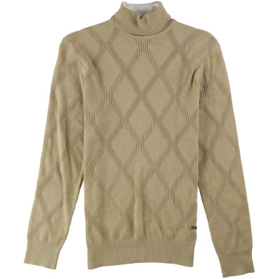 Tasso Elba Mens Diamond Knit Pullover Sweater, Style # 73W23TURTL 