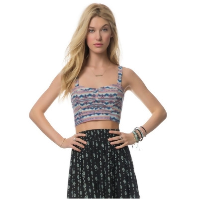 Aeropostale Womens Tropical Bustier Halter Top Shirt, Style # 2169 